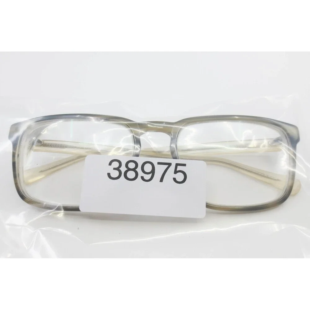 American Angel AA M1029 Gray Stripe Rectangular Eyeglass Frames 55-18-140